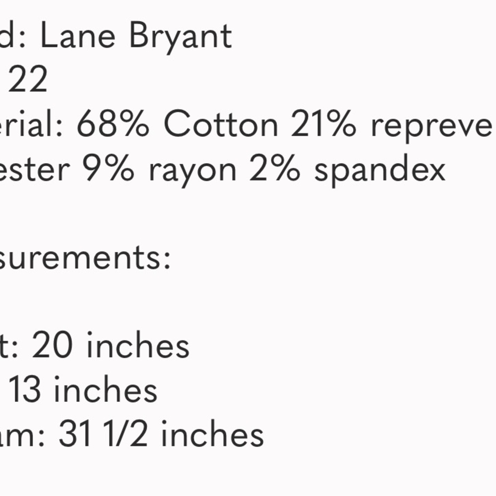 Lane Bryant High Rise Bootcut - Picture 6 of 6